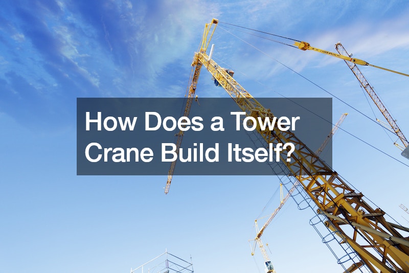 How Does a Tower Crane Build Itself?